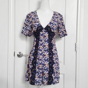 Topshop Floral Romper